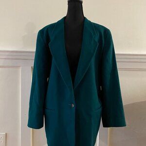 LL Bean Women's Blazer | Green | 16R